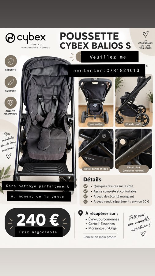 Poussette cybex